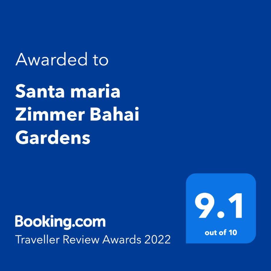 Santa Maria Zimmer Bahai Gardens Haifa Buitenkant foto